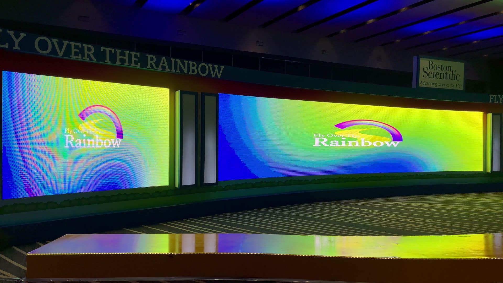 Escenarios y estructuras en un evento de Boss Productions: Boston Scientific · Hotel Hilton